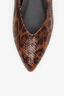 Cortefiel Sabrinas-Sapato de bailarina Castanho