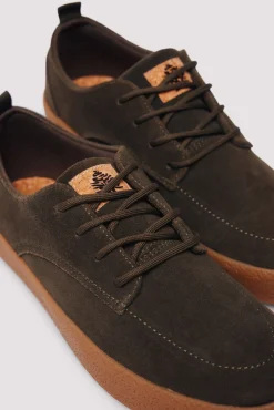 Springfield Sneakers-sapato de couro casual verde