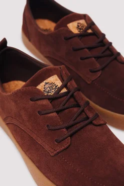 Springfield Sneakers-sapato de couro casual castanho