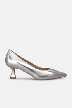 Alma en Pena Saltos|Calçado De Couro-sapato de salto baixo Cinzento