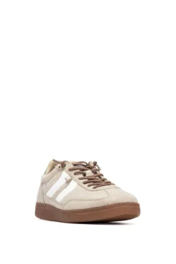 XTI Sneakers-Sapato Feminino de Camurça bege