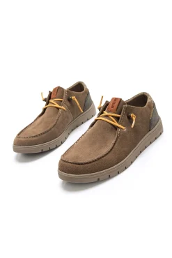 MTNG Sapato Social-Sapato mocassim modelo Denver bege