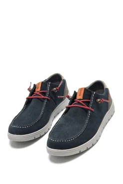 MTNG Sapato Social-Sapato mocassim modelo Denver azul