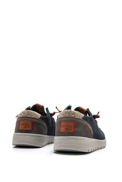 MTNG Sapato Social-Sapato mocassim modelo Denver azul