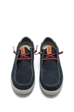 MTNG Sapato Social-Sapato mocassim modelo Denver azul