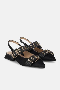 Alma en Pena Sneakers-Sapato slingback com fivela larga Preto
