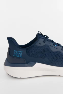 Pedro del Hierro Sneakers-Sapato têxtil com atacadores Azul