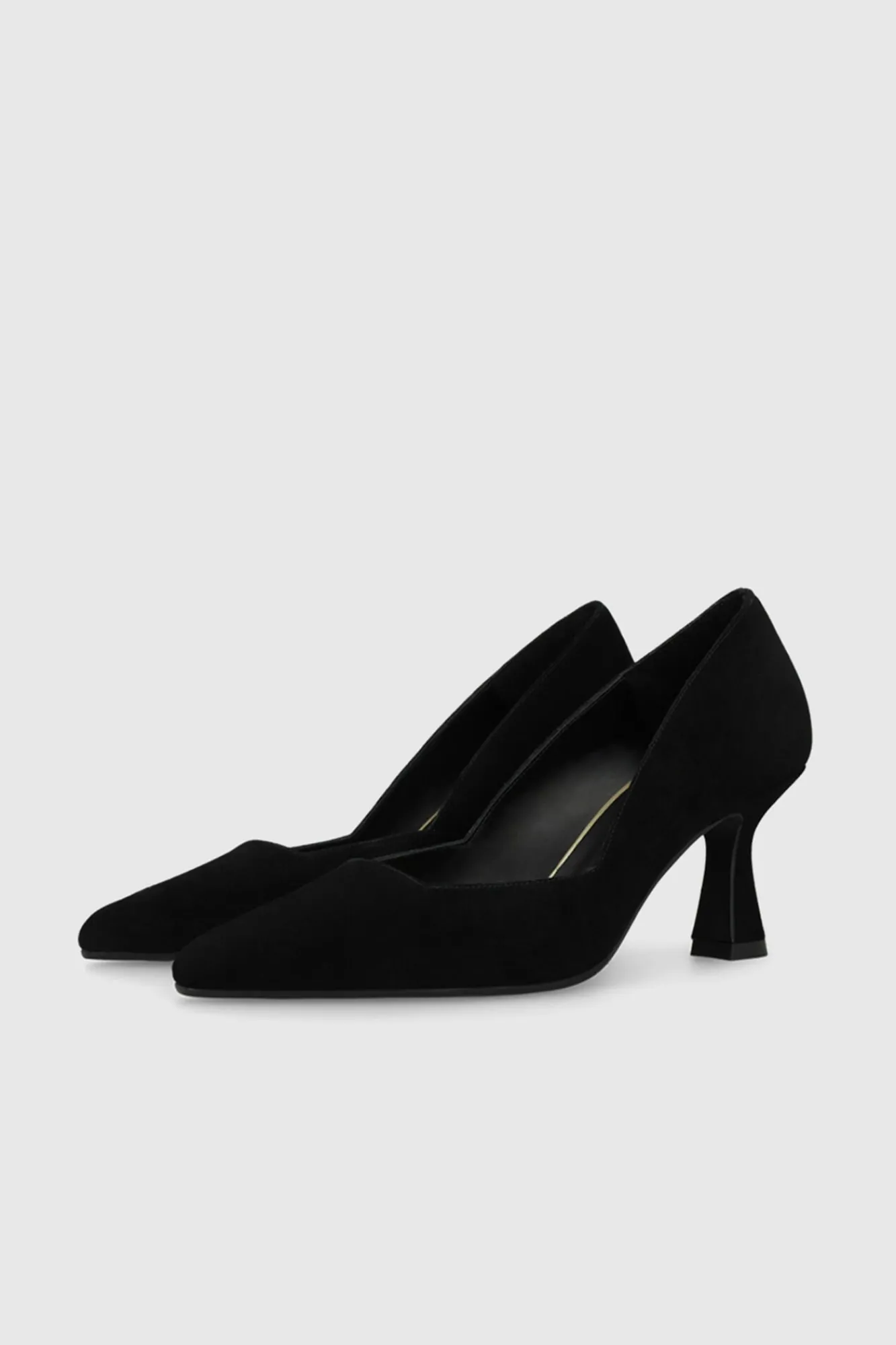 Lodi Calçado De Couro-Sapatos de camurça com decote quadrado Preto