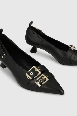 Lodi Calçado De Couro-Sapatos de couro com enfeites Preto