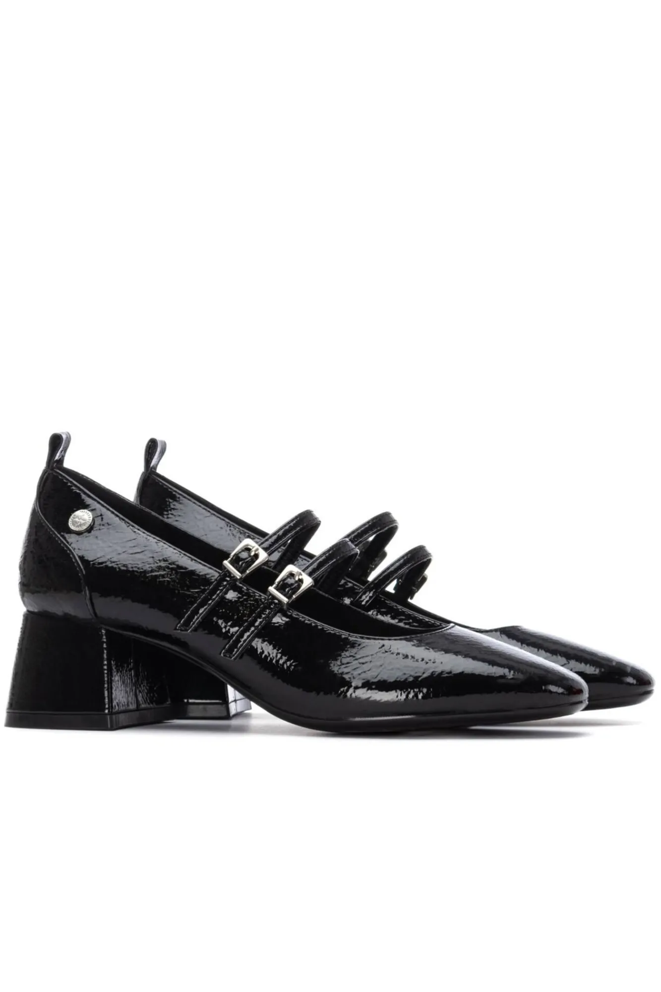 XTI Saltos-Sapatos femininos Preto