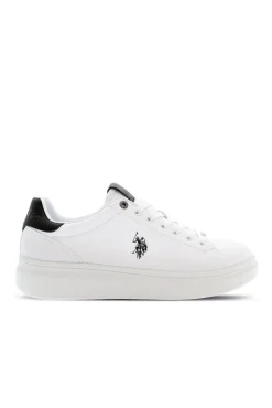 Us Polo Sneakers-Sapatos masculinos Branco