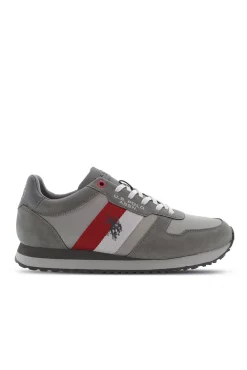 Us Polo Sneakers-Sapatos masculinos Cinzento