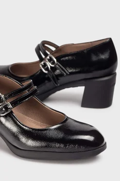 Wonders Saltos|Calçado De Couro-Sapatos REGHOST 03 Preto