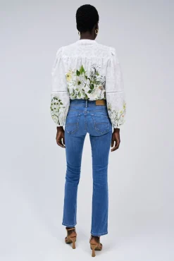 Salsa Jeans Jeans|Calças-Secret Push em jeans slim Azul