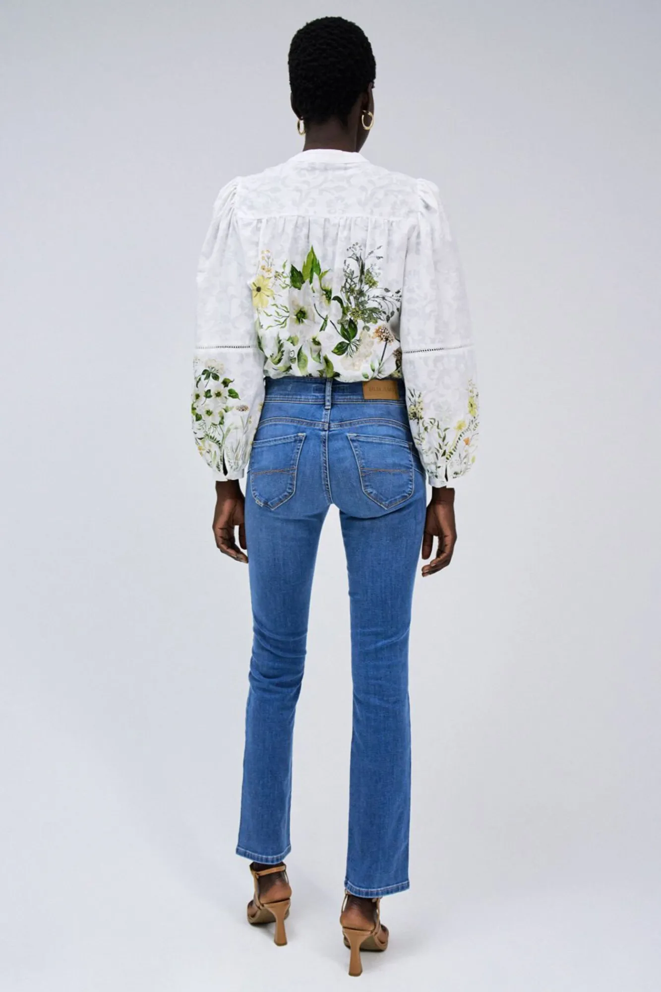 Salsa Jeans Jeans|Calças-Secret Push em jeans slim Azul