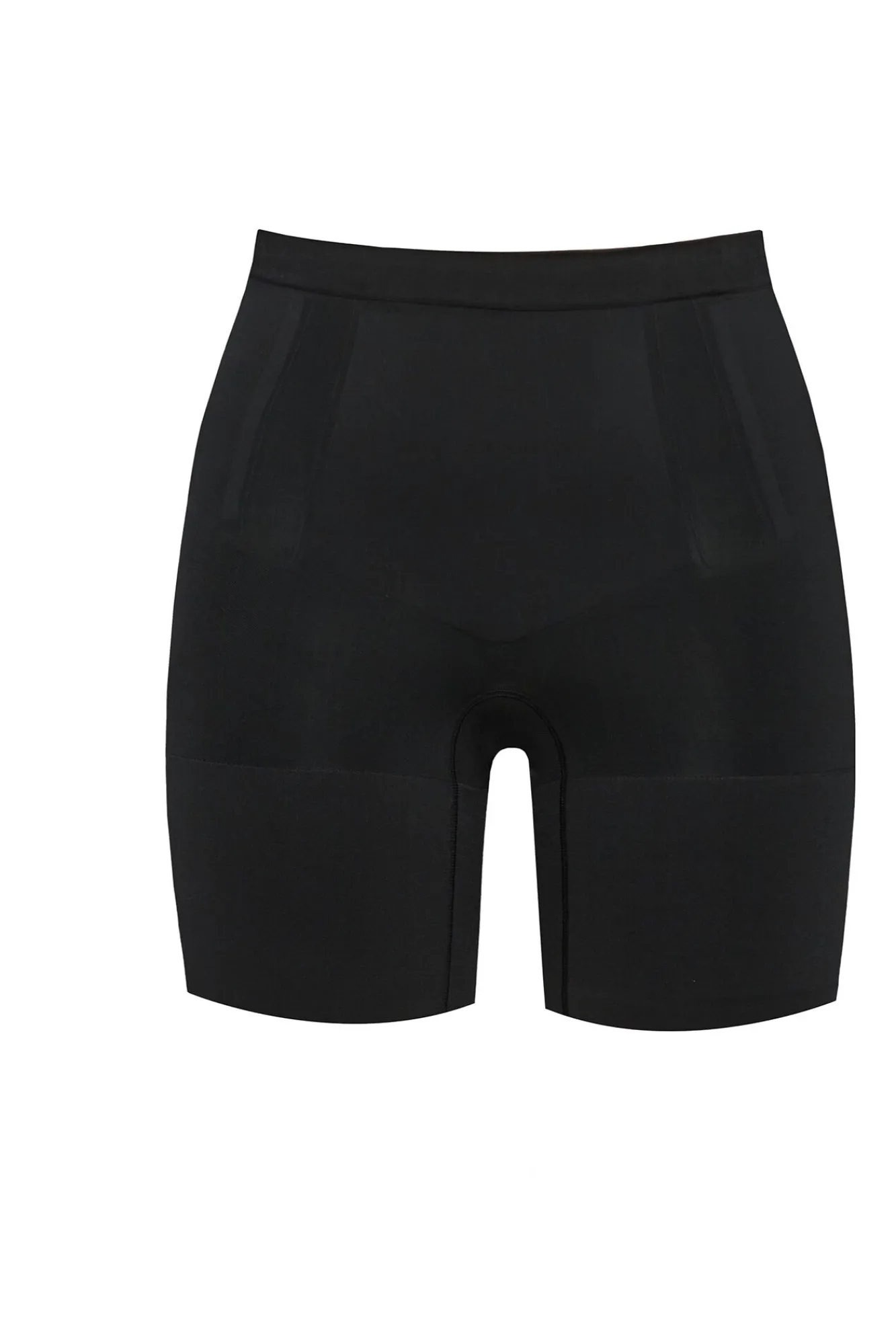 Spanx Roupa Interior-Short reductor invisible cinturilla negro preto
