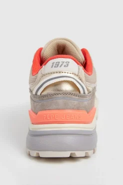 Pepe Jeans Sneakers-Sneaker feminino Darren Trek bege