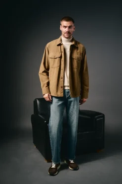 OOTO Camisas-Sobrecamisa de bombazina Tostado