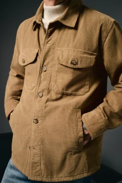 OOTO Camisas-Sobrecamisa de bombazina Tostado