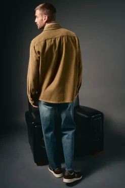 OOTO Camisas-Sobrecamisa de bombazina Tostado