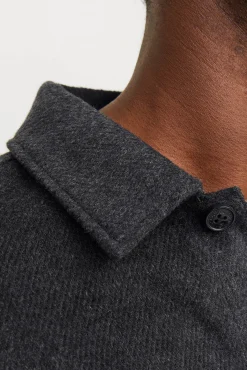 Jack & Jones Camisas-Sobrecamisa de sarja preto