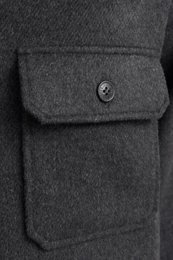 Jack & Jones Camisas-Sobrecamisa de sarja preto