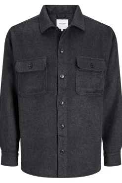 Jack & Jones Camisas-Sobrecamisa de sarja preto