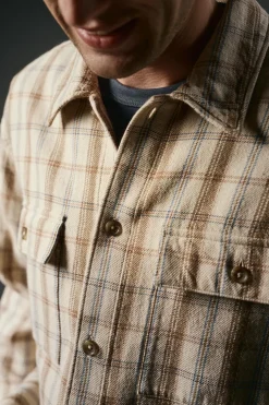 OOTO Camisas-Sobrecamisa de xadrez Tostado