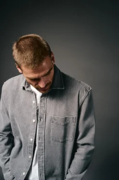 OOTO Camisas-Sobrecamisa denim Cinzento