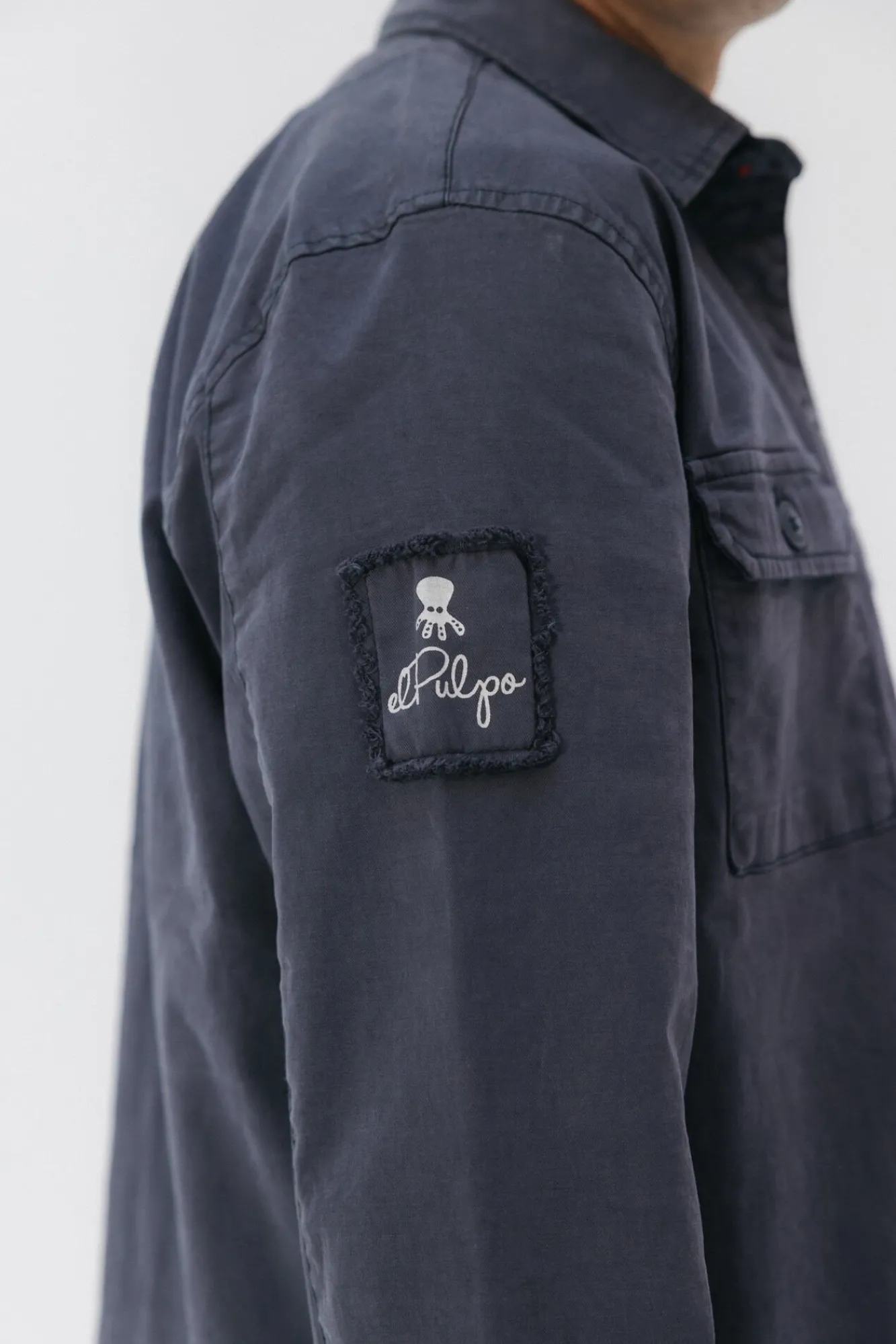 elPulpo Camisas-Sobrecamisa Heritage de dois bolsos Azul