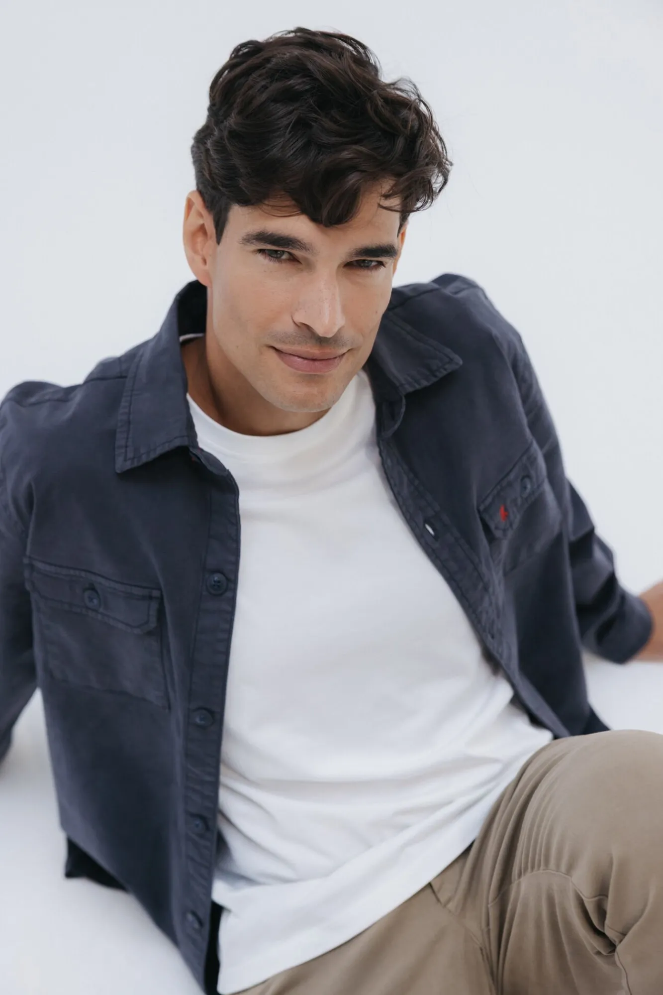 elPulpo Camisas-Sobrecamisa Heritage de dois bolsos Azul