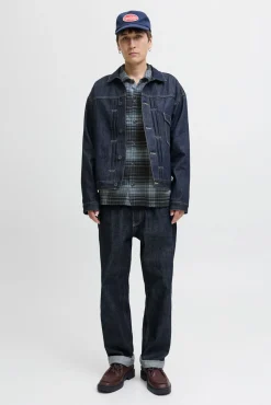 Jack & Jones Camisas-Sobrecamisa xadrez cinzento