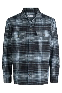 Jack & Jones Camisas-Sobrecamisa xadrez cinzento