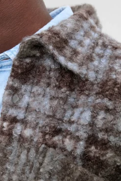 Jack & Jones Camisas-Sobrecamisa xadrez cru