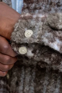 Jack & Jones Camisas-Sobrecamisa xadrez cru