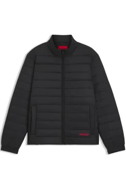 HUGO Sobretudos|Ultralights-Sobretudo Preto