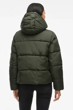 Vila Sobretudos|Casacos-Sobretudo acolchoado com capuz Verde