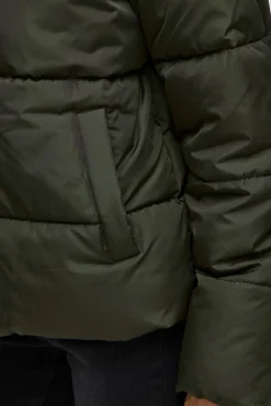 Vila Sobretudos|Casacos-Sobretudo acolchoado com capuz Verde