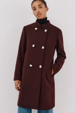 Cortefiel Casacos-Sobretudo com botões dourados Granada