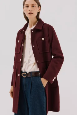 Cortefiel Casacos-Sobretudo com botões dourados Granada