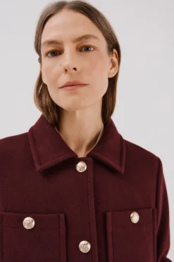 Cortefiel Casacos-Sobretudo com botões dourados Granada