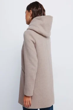 Springfield Casacos-Sobretudo com botões e capuz cru