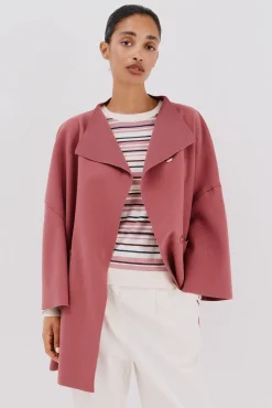 Cortefiel Casacos-Sobretudo com tecido leve Subiu