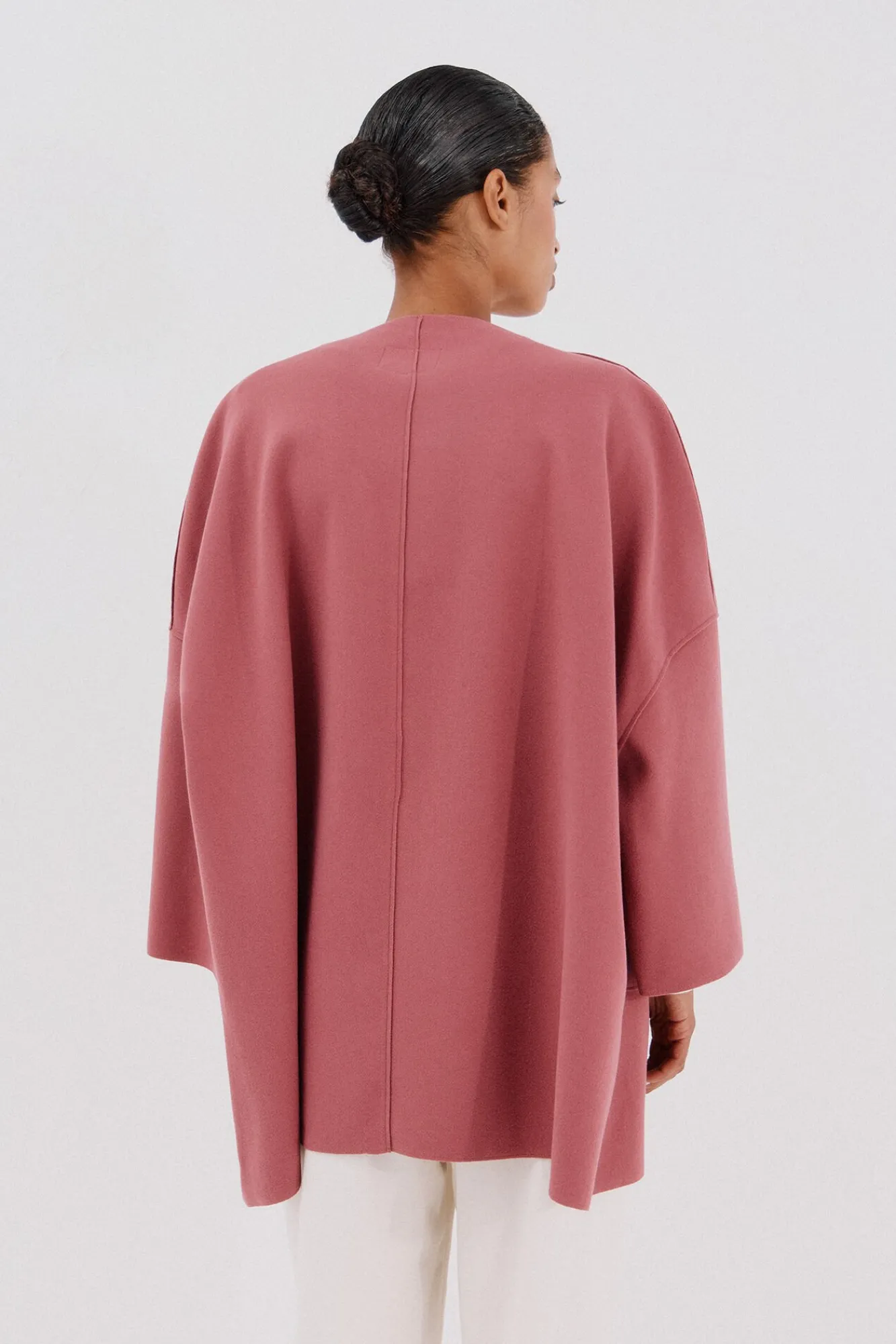 Cortefiel Casacos-Sobretudo com tecido leve Subiu