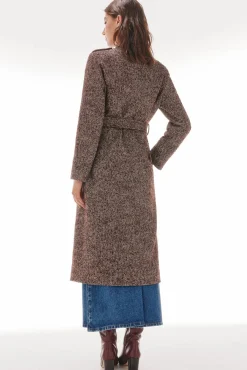 TFP by Tamara Falcó Casacos-Sobretudo cruzado Cizento