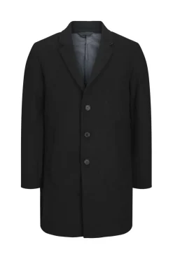 Jack & Jones Sobretudos-Sobretudo curto Preto