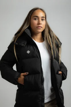 Izas Sobretudos|Casacos-Sobretudo de fibra longa preto