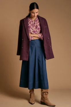 Polín Et Moi Casacos-Sobretudo de pano Amaia Granada