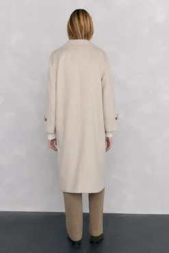 Pedro del Hierro Casacos-Sobretudo e colete interno Beige