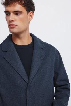 Springfield Sobretudos-Sobretudo elástico confortável azul